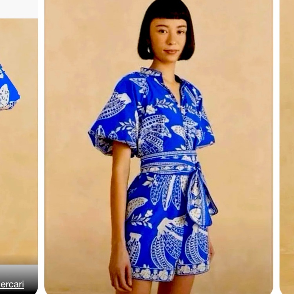 Farm Rio lace Bannana romper